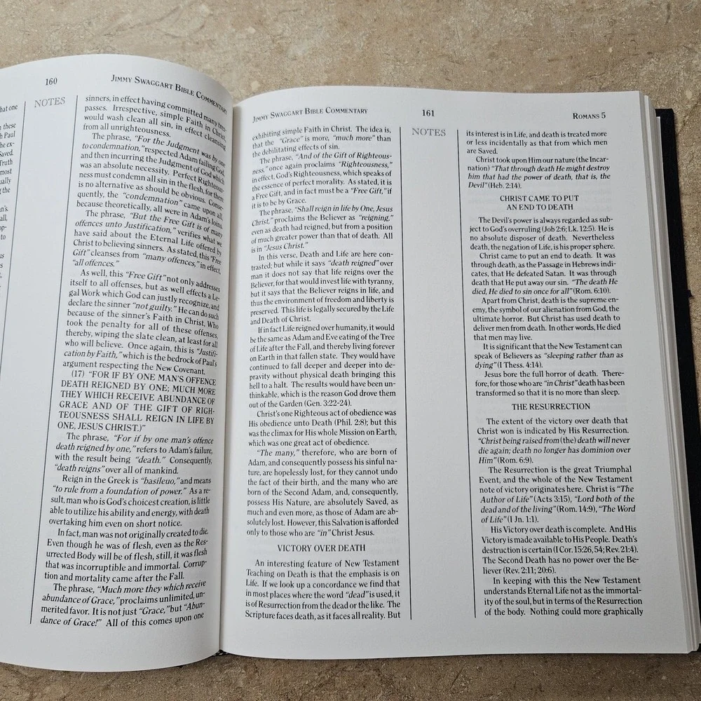 Jimmy Swaggart Bible Commentary Romans Volume Twelve Navy Hardcover‎ 1998 Study